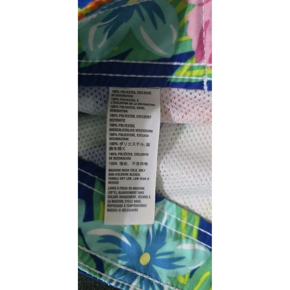 Hollister Board‎ Shorts Swim Trunks XS Hawaiian Hibiscus Beach Pool Surf Y2K EUC
